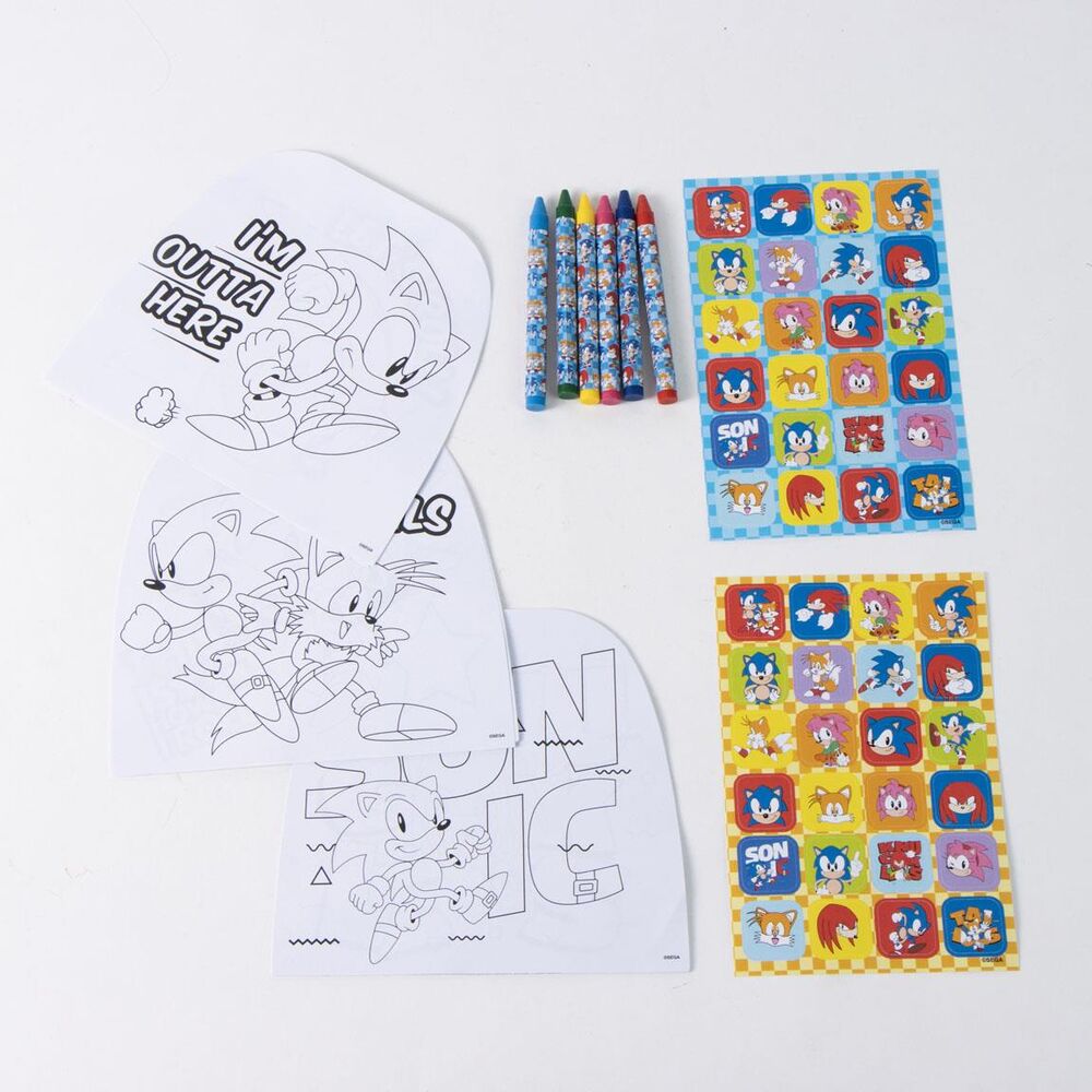 Sonic the Hedgehog Colouring activity book Nerdscape