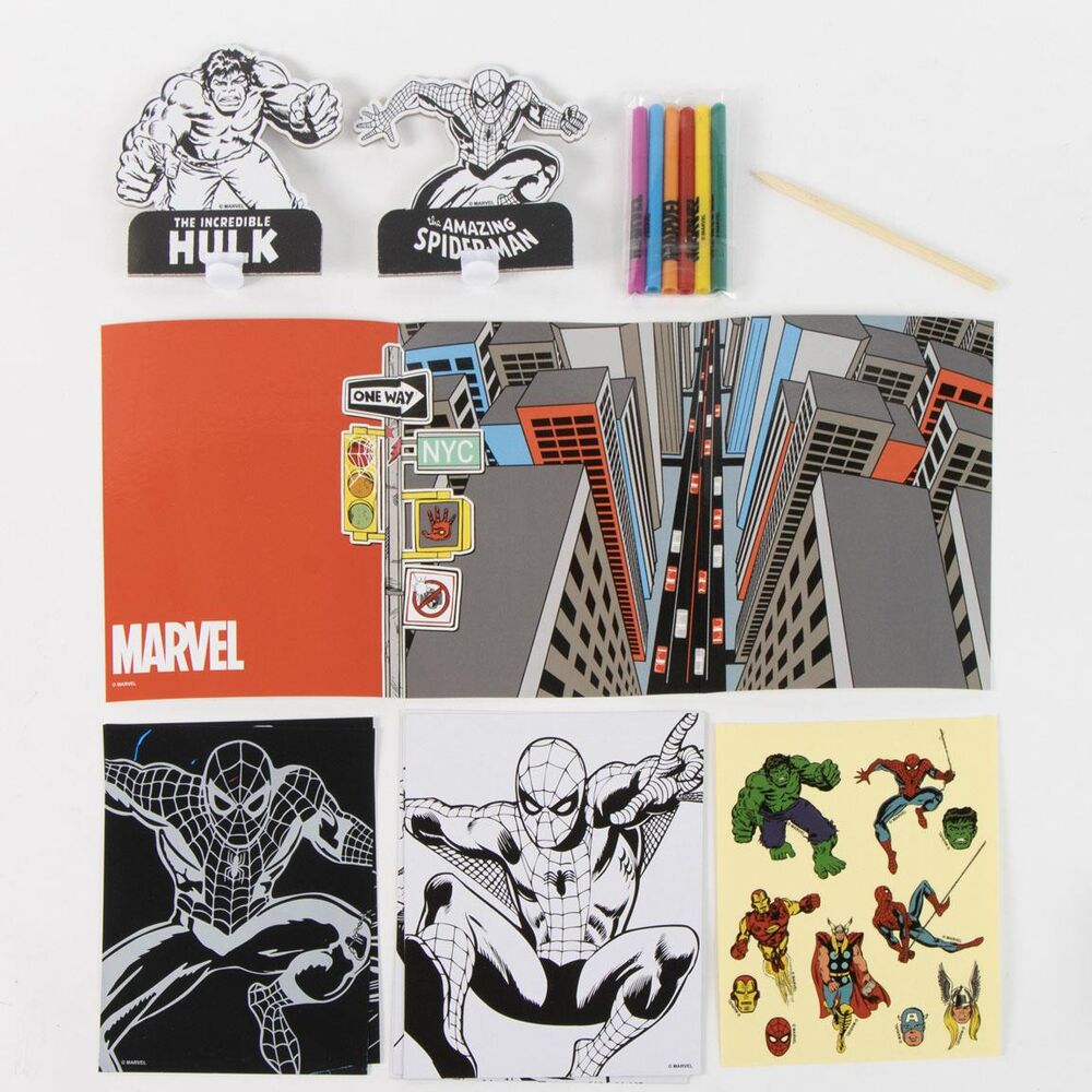 Marvel Spiderman Colouring backpack set Nerdscape