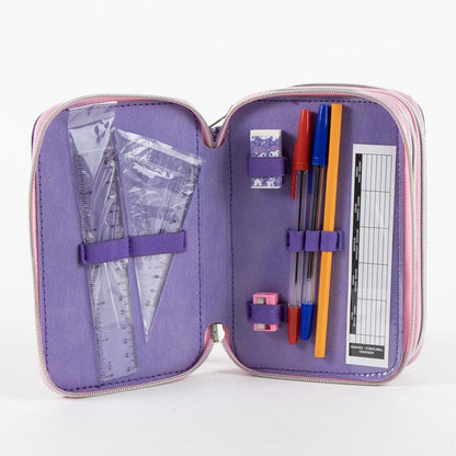 Hello Kitty Kuromi triple pencil case Nerdscape
