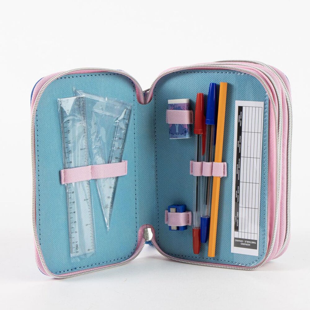 Disney Stitch triple pencil case Nerdscape