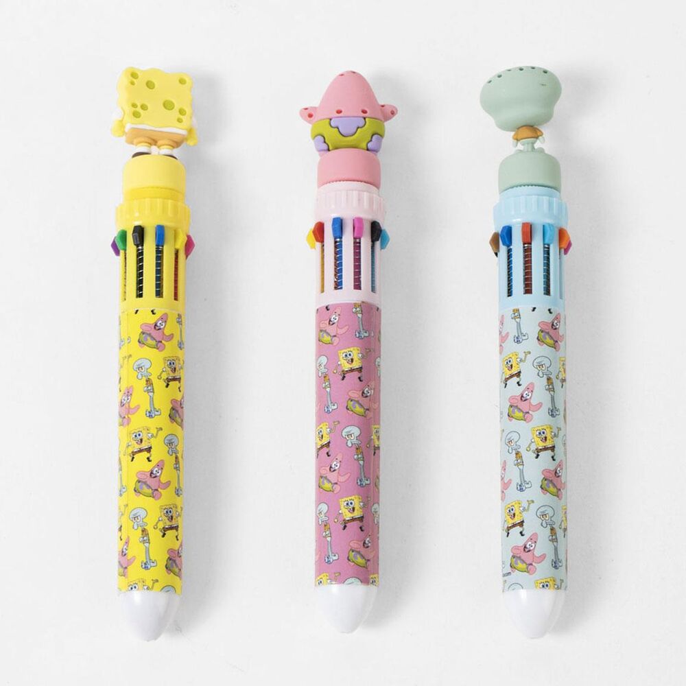 Bob Sponge assorted coloured pen Nerdscape