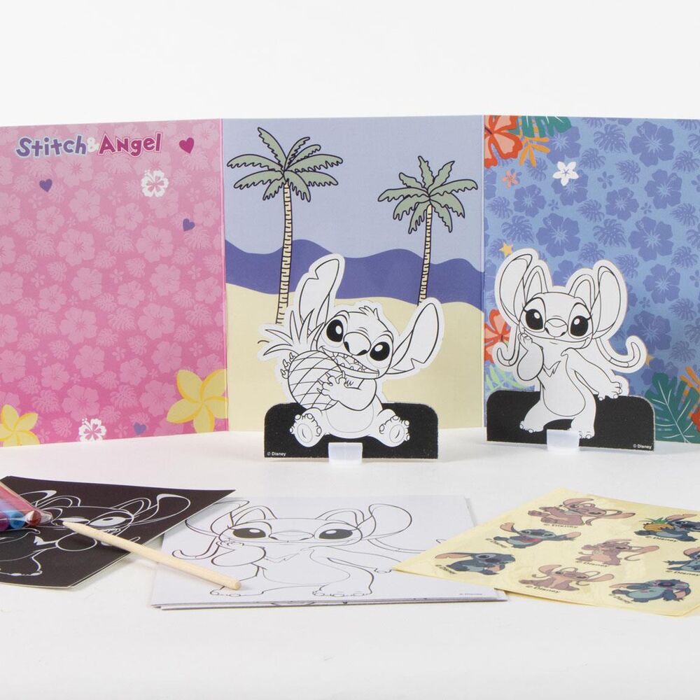 Disney Stitch Colouring bag set Nerdscape