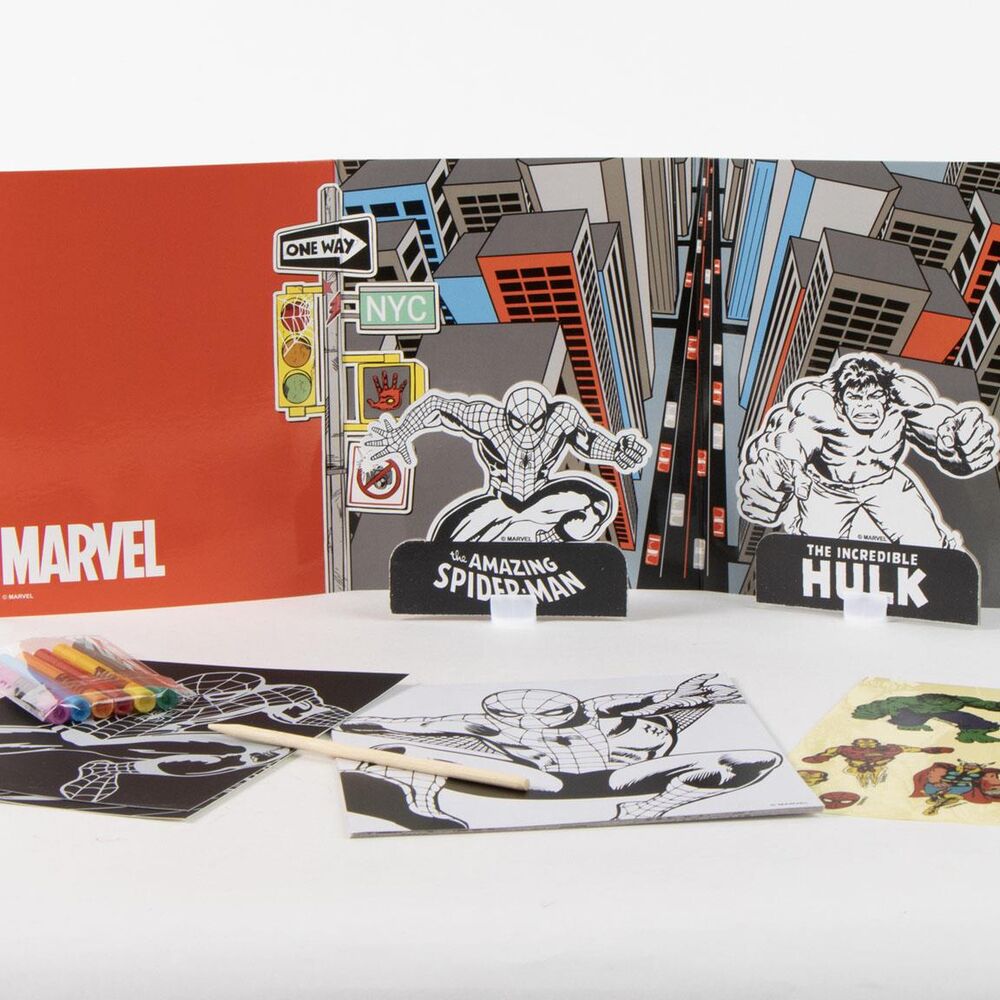 Marvel Spiderman Colouring backpack set Nerdscape