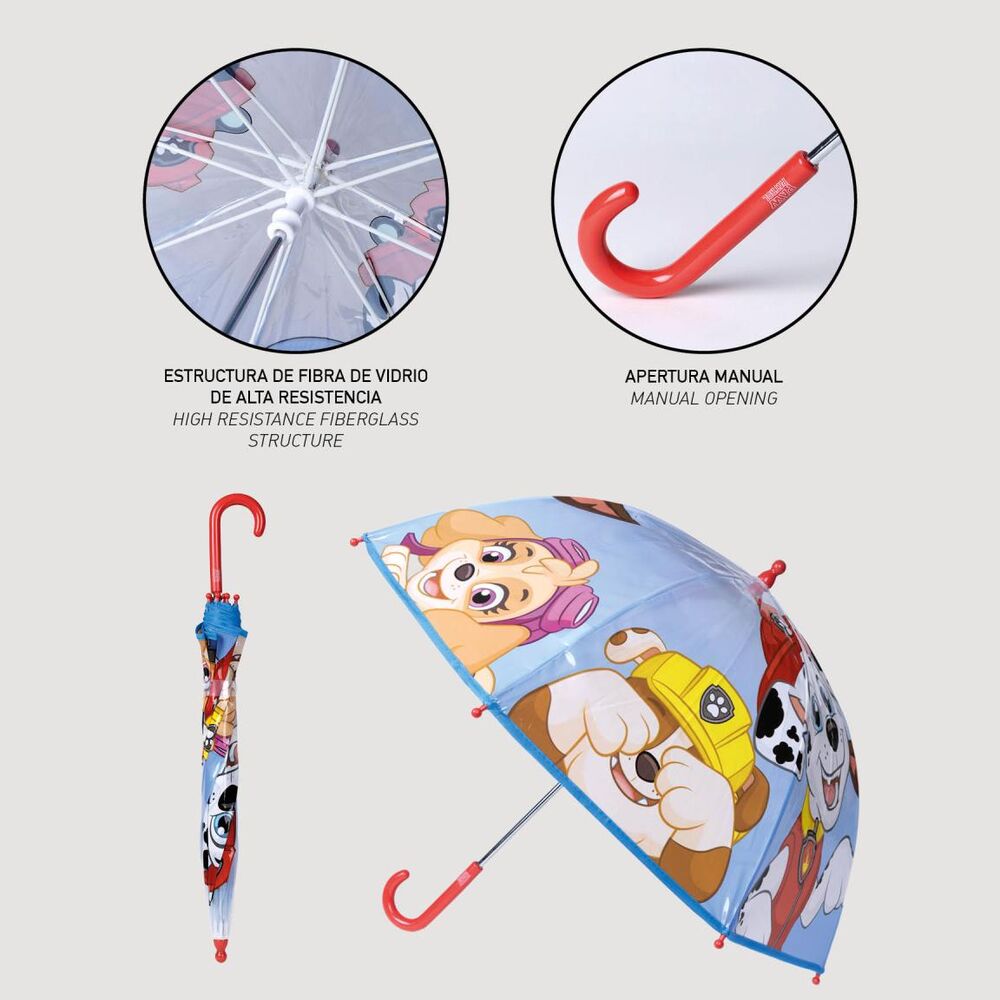 Paw Patrol bubble manual umbrella 45cm Nerdscape