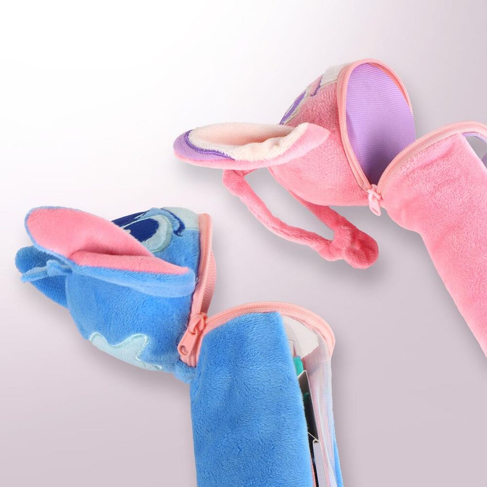 Disney Stitch assorted plush pencil case Nerdscape