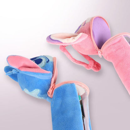 Disney Stitch assorted plush pencil case Nerdscape
