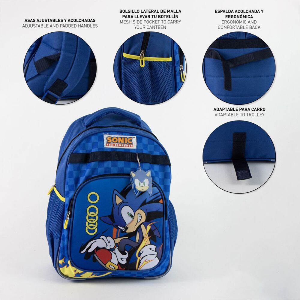 Sonic the Hedgehog adaptable backpack 42cm Nerdscape