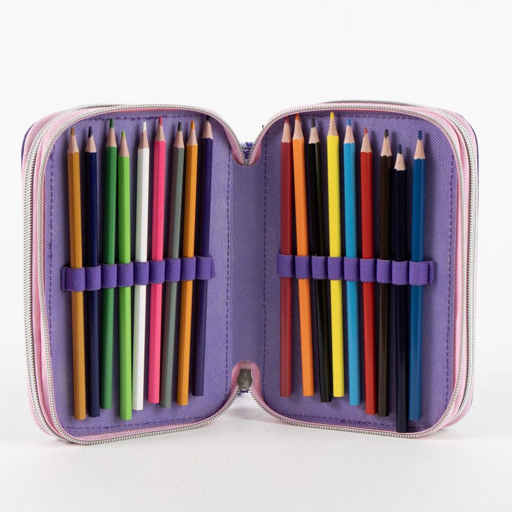 Hello Kitty Kuromi triple pencil case Nerdscape