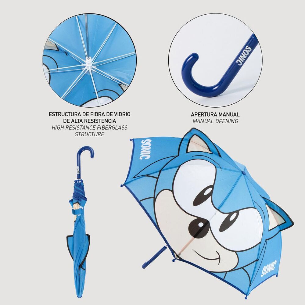 Sonic the Hedgehog manual umbrella Nerdscape