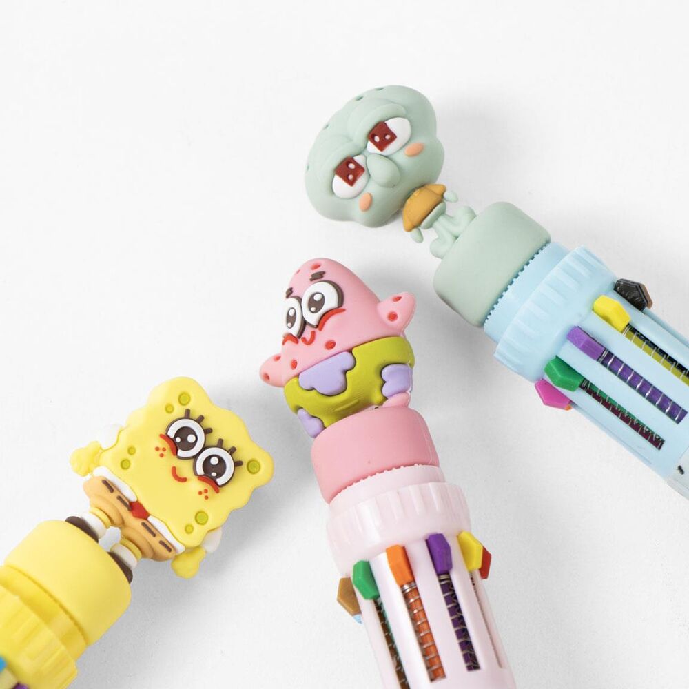 Bob Sponge assorted coloured pen Nerdscape