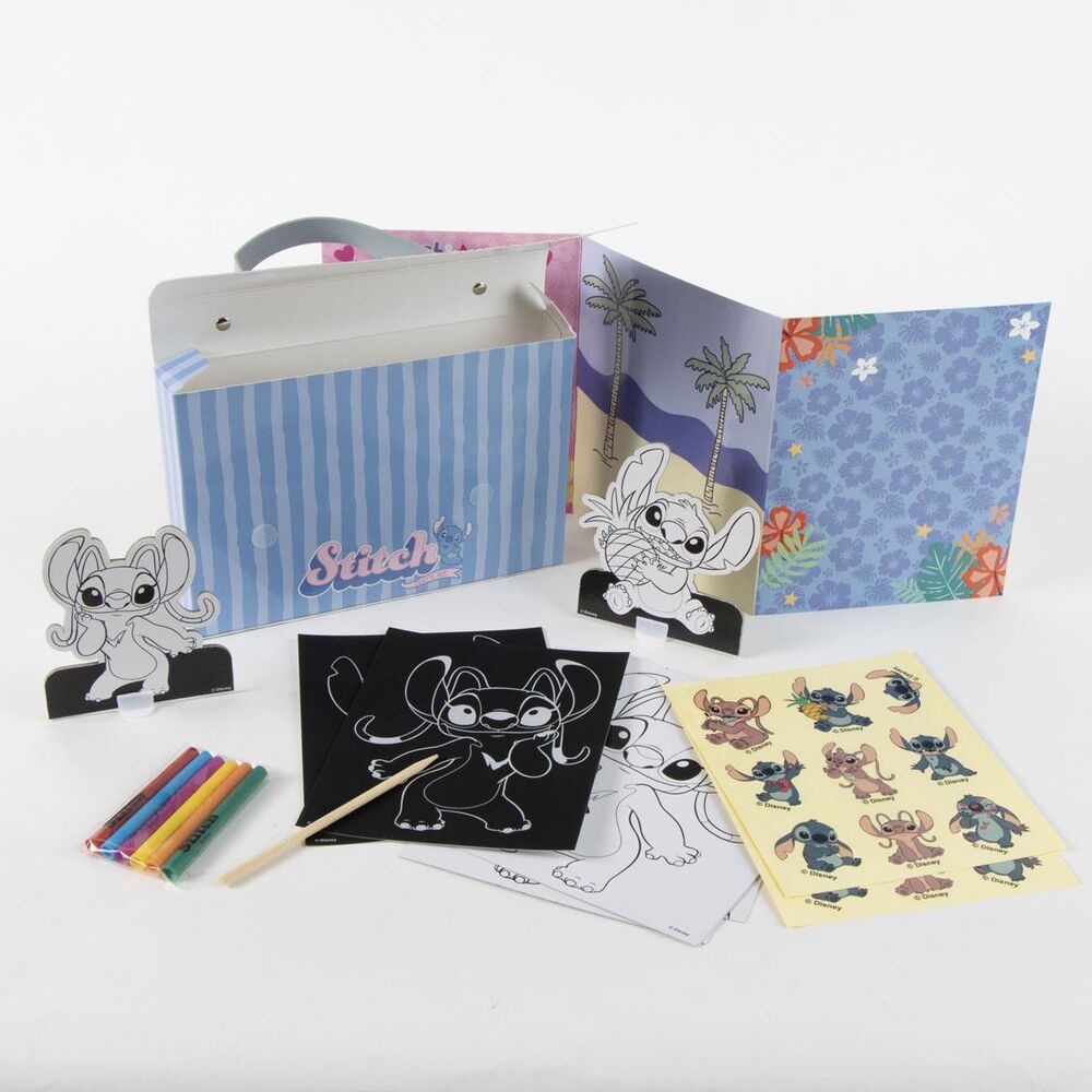 Disney Stitch Colouring bag set Nerdscape