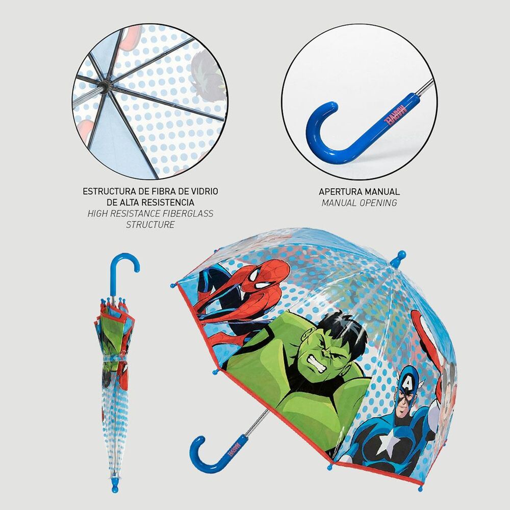 Marvel Avengers POE manual umbrella Nerdscape