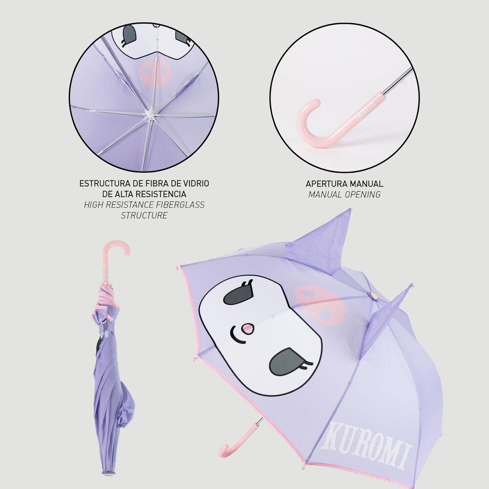 Hello Kitty Kuromi manual umbrella Nerdscape