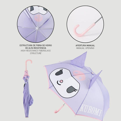 Hello Kitty Kuromi manual umbrella Nerdscape