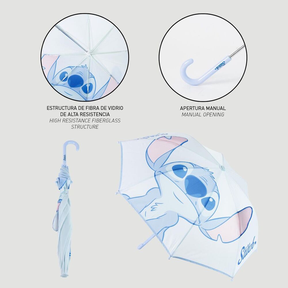 Disney Stitch manual umbrella Nerdscape