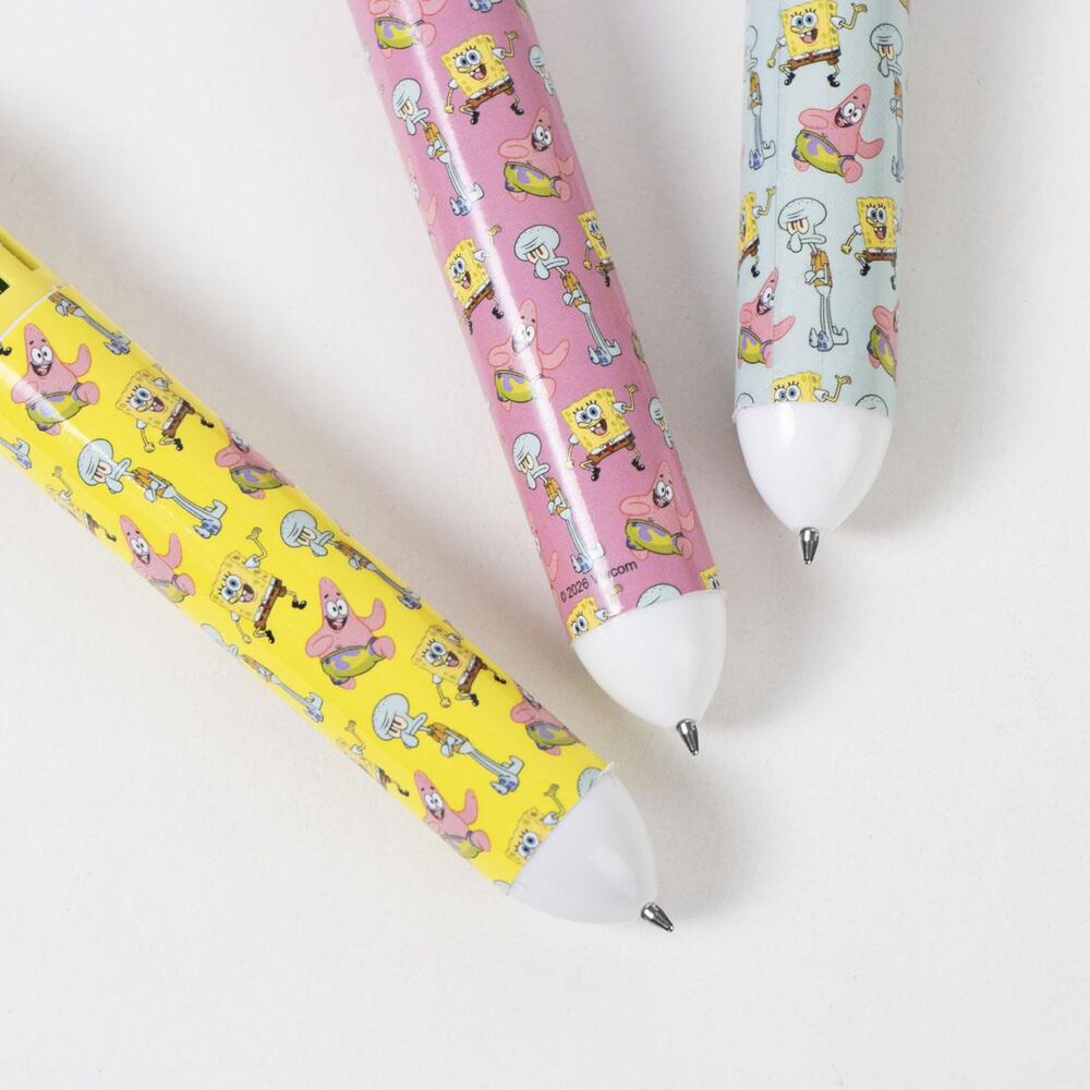 Bob Sponge assorted coloured pen Nerdscape