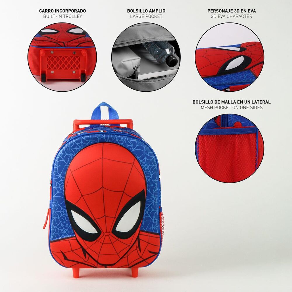 Marvel Spiderman 3D trolley 30cm Nerdscape