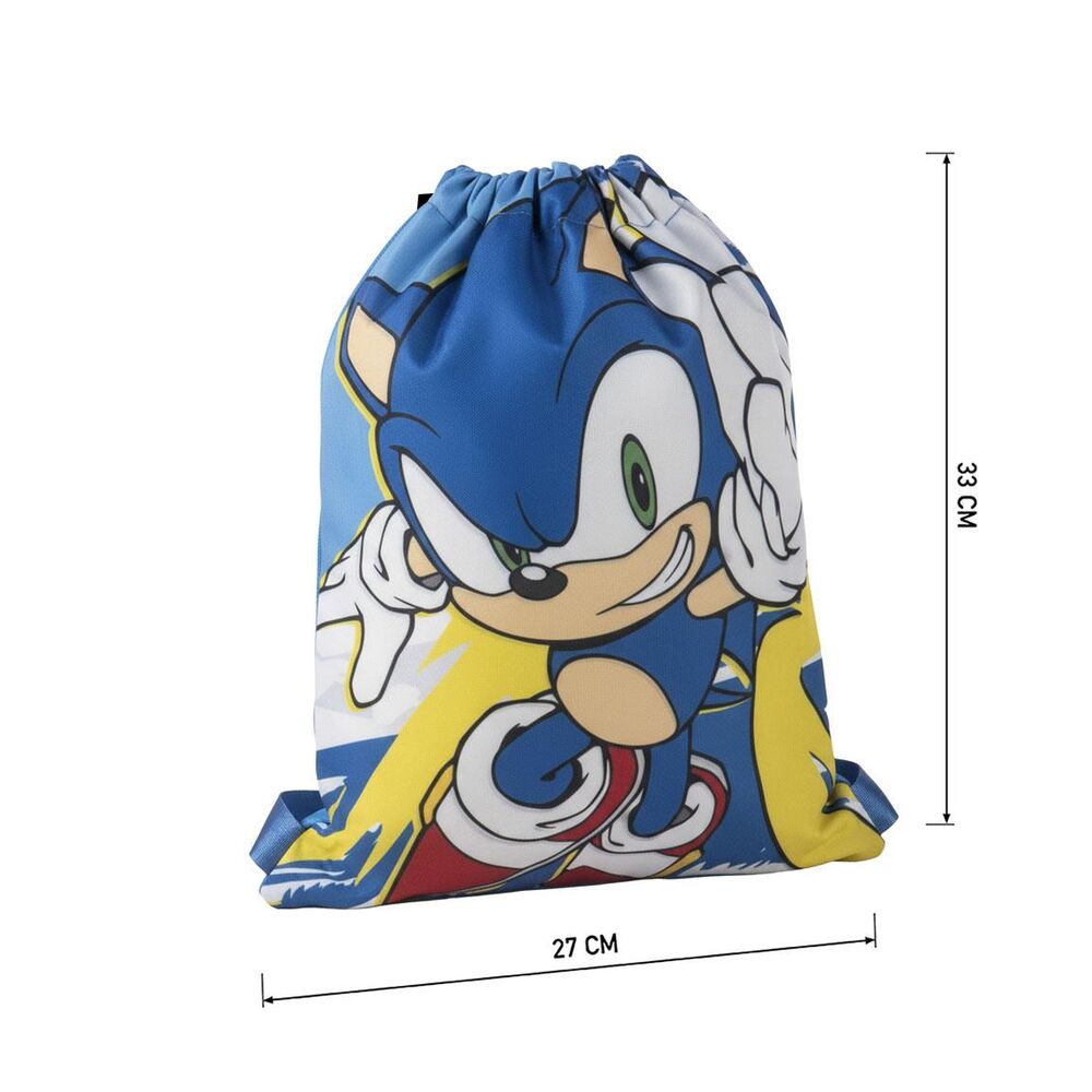 Sonic the Hedgehog gym bag 33cm Nerdscape