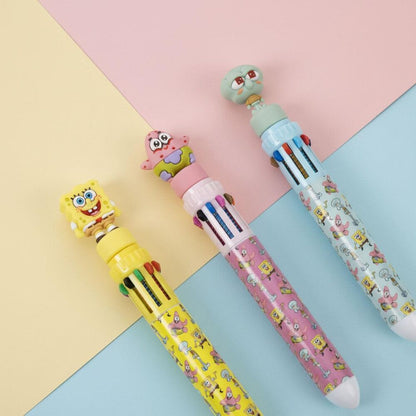 Bob Sponge assorted coloured pen Nerdscape