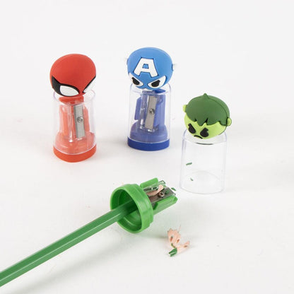 Marvel Avengers assorted pencil sharpener with container Nerdscape