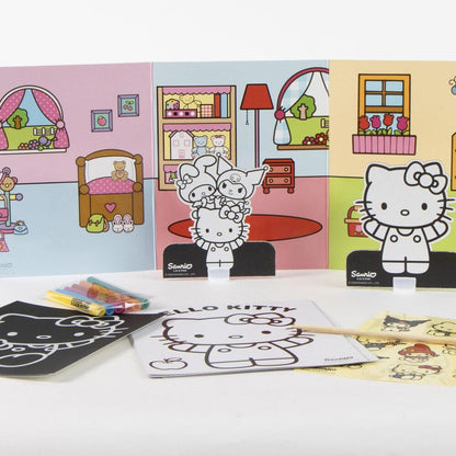 Hello Kitty and Friends Colouring bag set Nerdscape