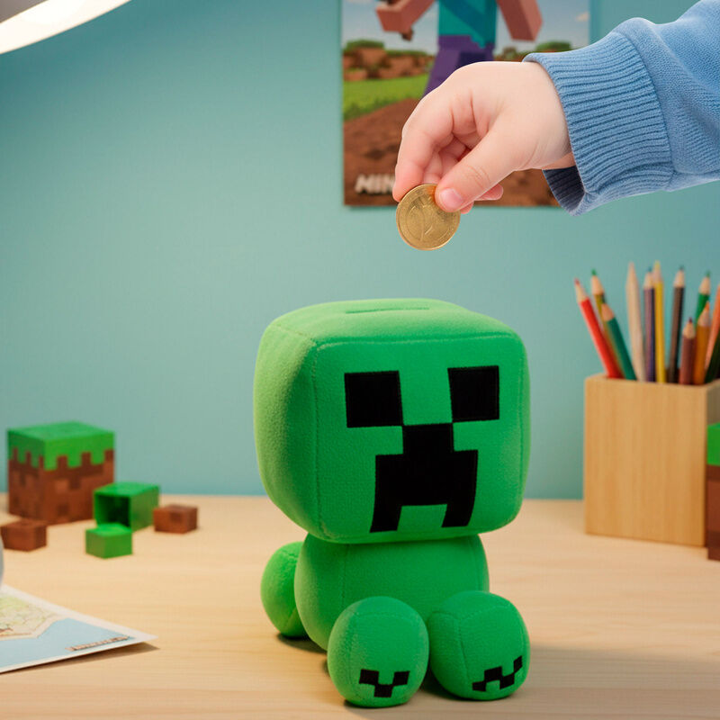 Minecraft plush money box 20cm Nerdscape