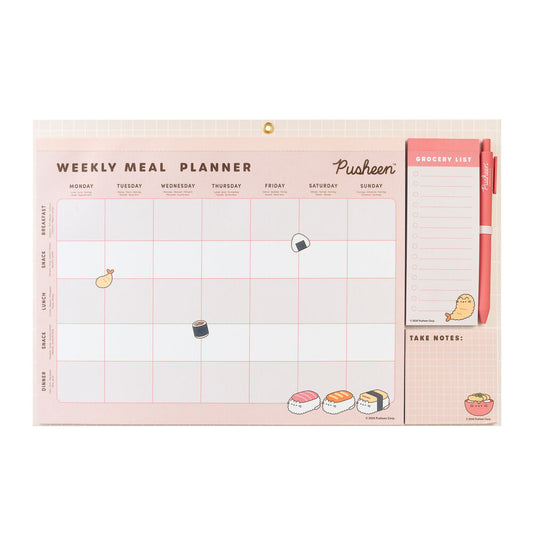 Pusheen Sushi Roll magnetic meal planner Nerdscape