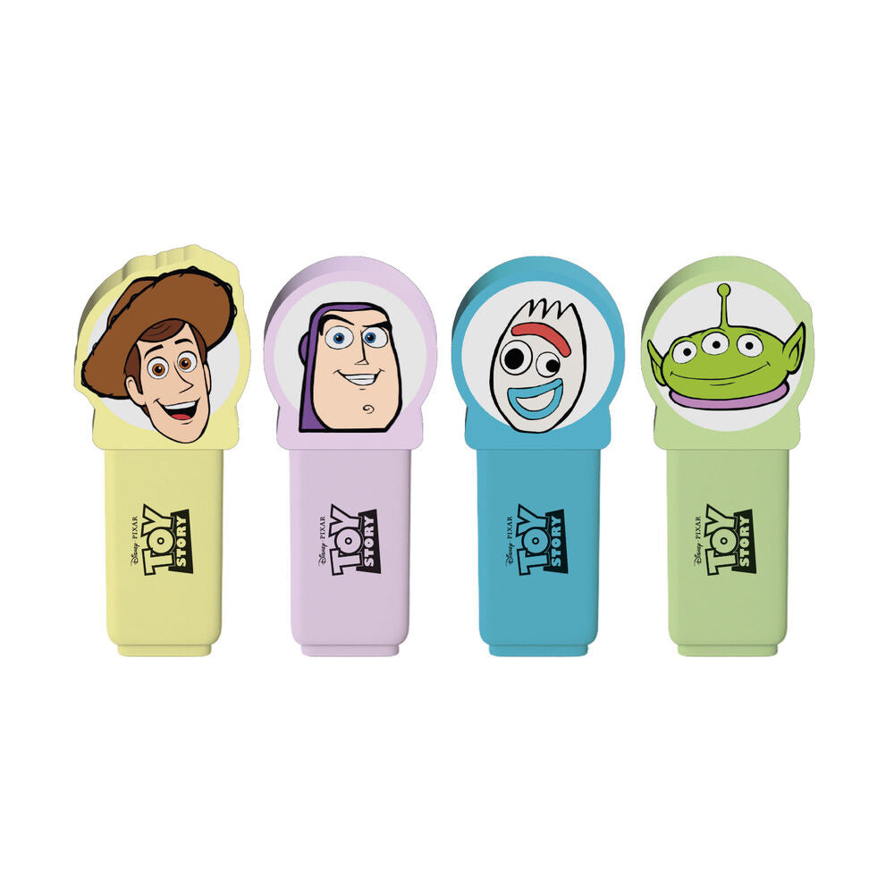 Disney Pixar Toy Story set of 4 highlighters with topper Nerdscape