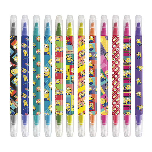 Minions set of 12 erasable makers Nerdscape