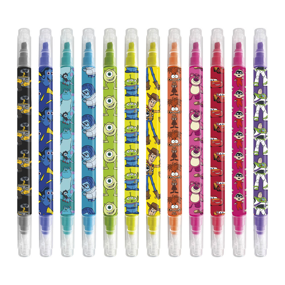 Disney Pixar set of 12 erasable makers Nerdscape