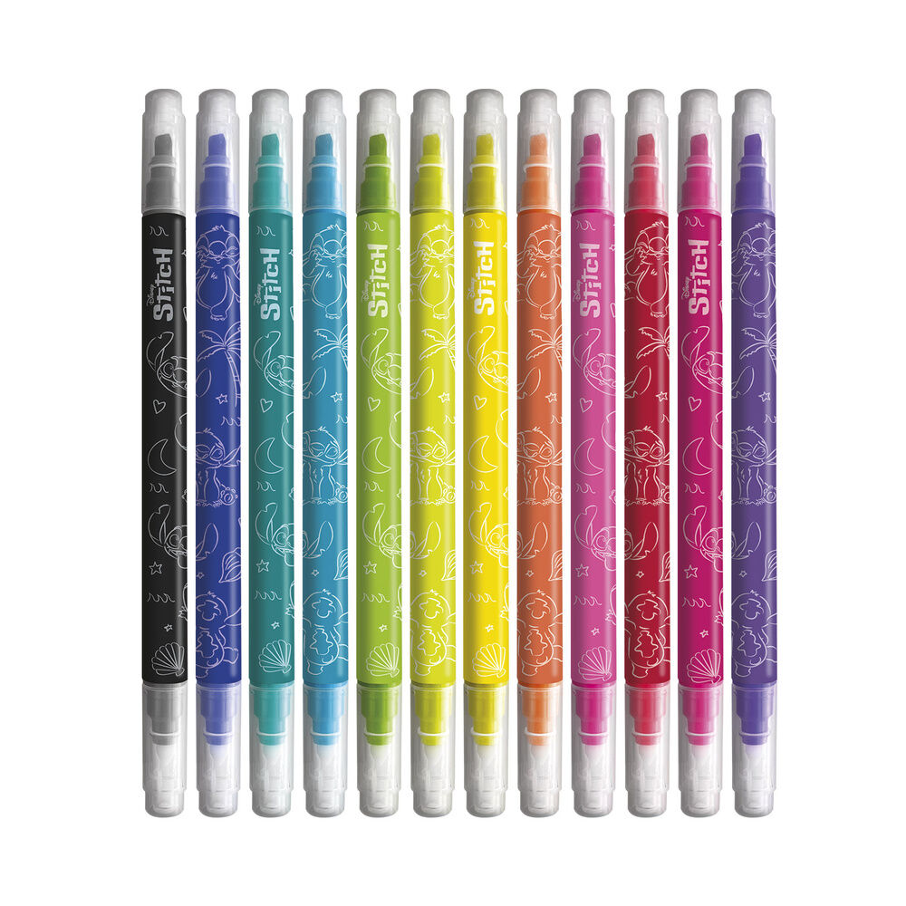 Disney Stitch set of 12 erasable makers