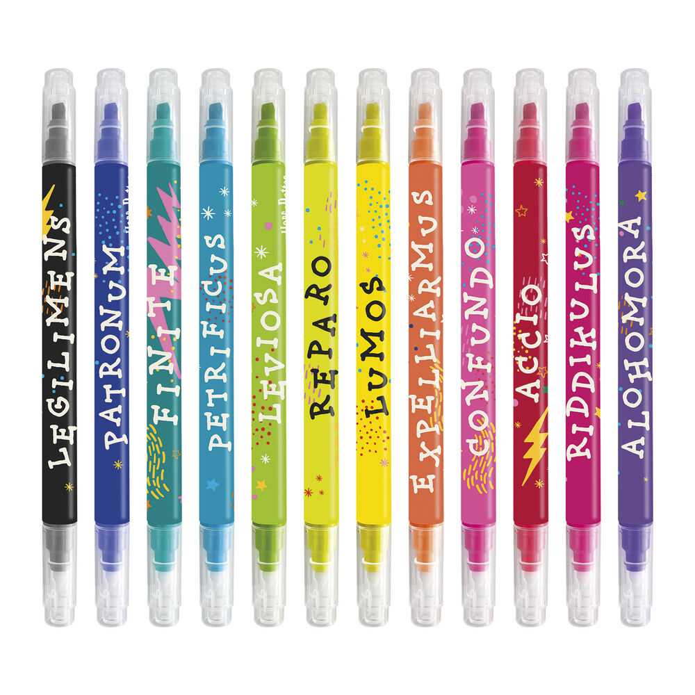 Harry Potter Spells set of 12 erasable makers Nerdscape