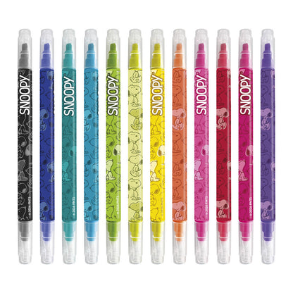Snoopy Peanuts set of 12 erasable makers Nerdscape