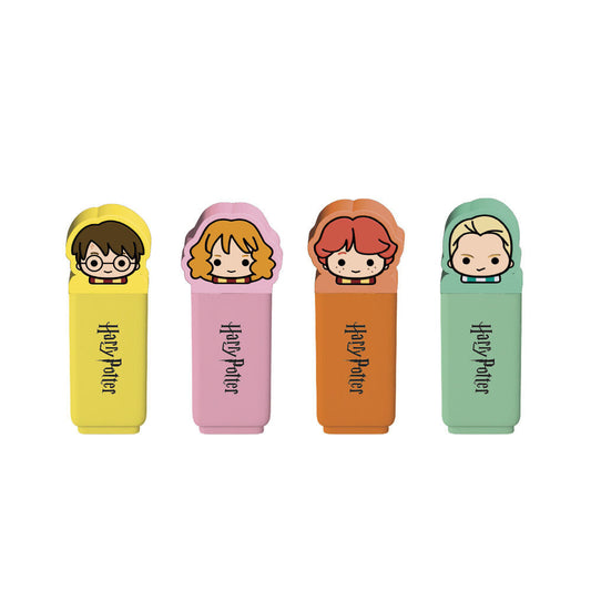 Harry Potter set of 4 highlighters with topper Nerdscape
