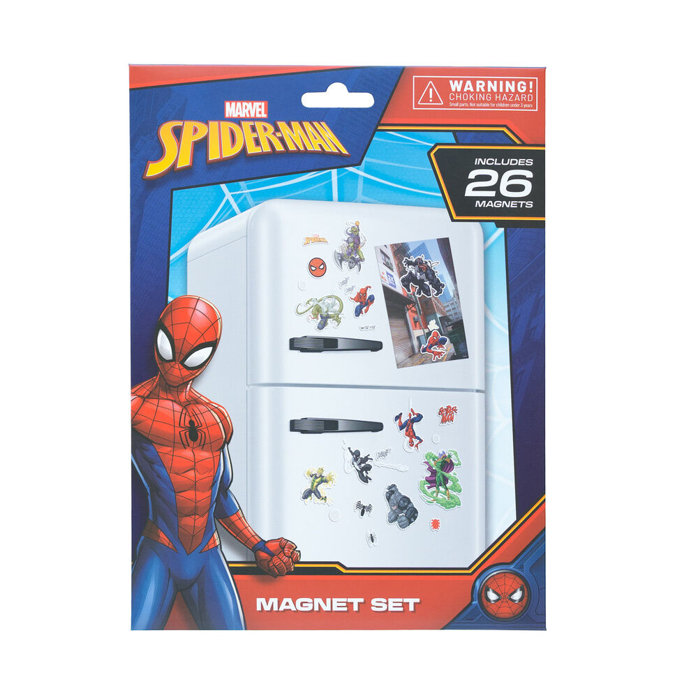 Marvel Spiderman set of die-cut magnets Nerdscape