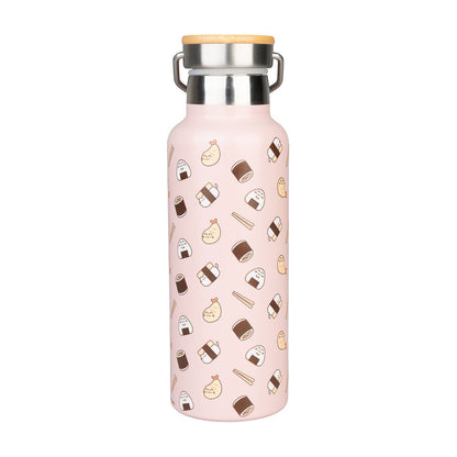 Pusheen Sushi Roll metallic bottle Nerdscape