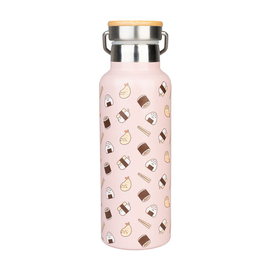 Pusheen Sushi Roll metallic bottle Nerdscape