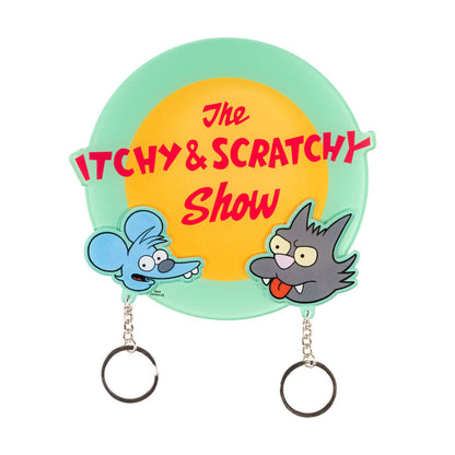 The Simpsons key hanger with keyring Nerdscape