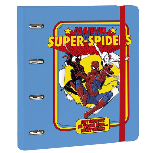 Marvel Spiderman 4 ring folder