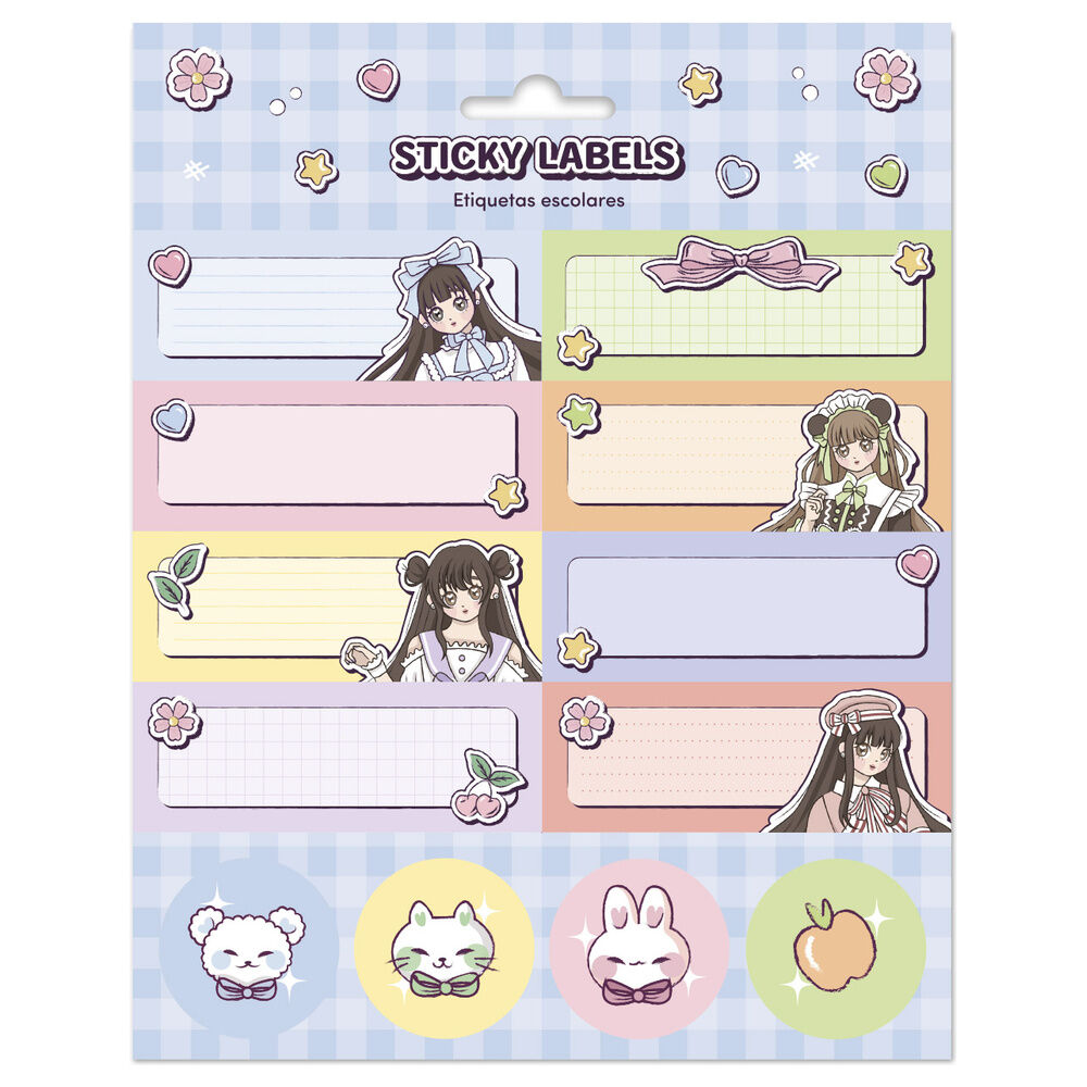 Anime trend adhesive labels Nerdscape