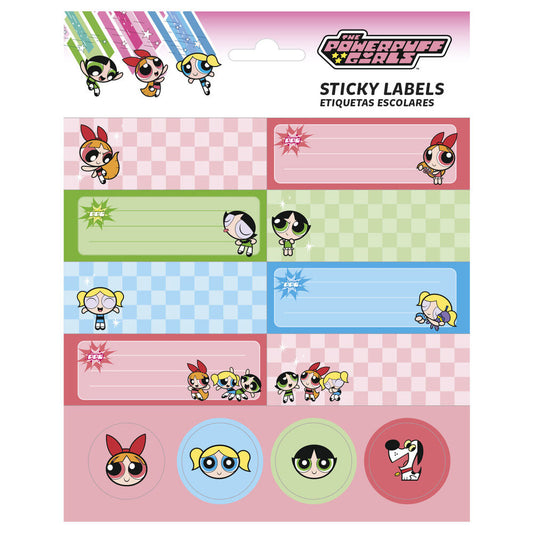 The Powerpuff Girls adhesive labels