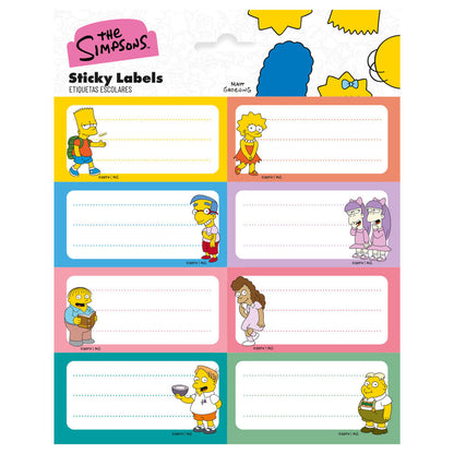 The Simpsons adhesive labels