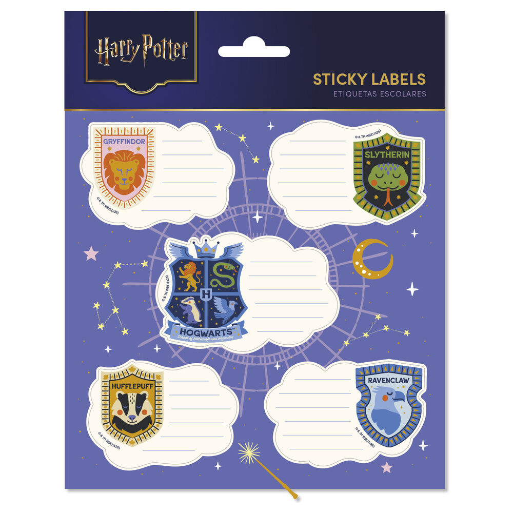 Harry Potter premium adhesive labels Nerdscape