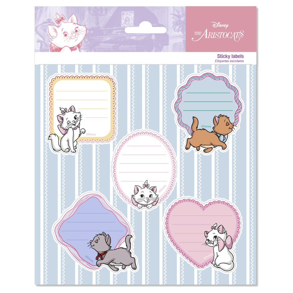 Disney The Aristocats Marie premium adhesive labels Nerdscape