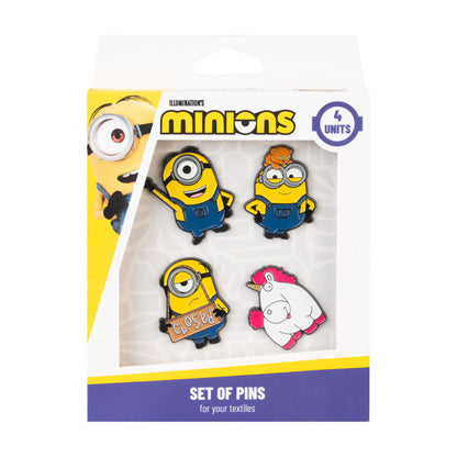 Minions set of 4 pins Nerdscape