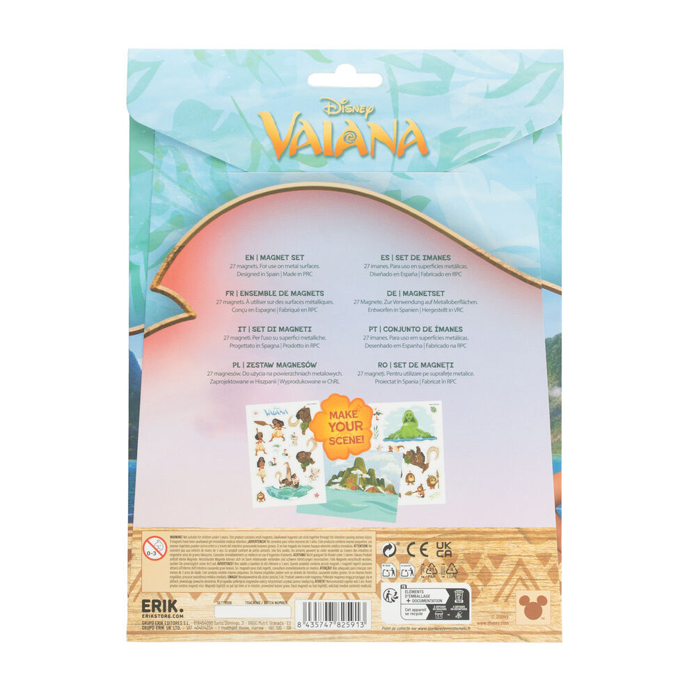 Disney Vaiana Moana set of die-cut magnets Nerdscape