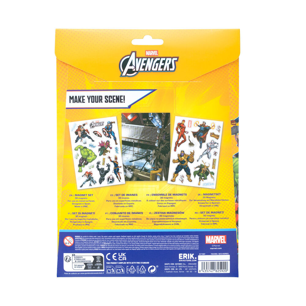 Marvel Avengers set of die-cut magnets Nerdscape