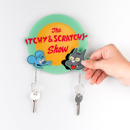 The Simpsons key hanger with keyring Nerdscape