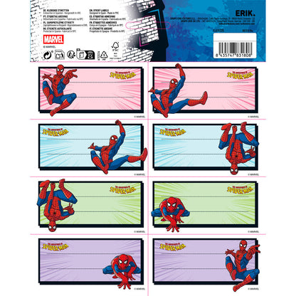 Marvel Spiderman adhesive labels