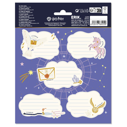 Harry Potter premium adhesive labels Nerdscape